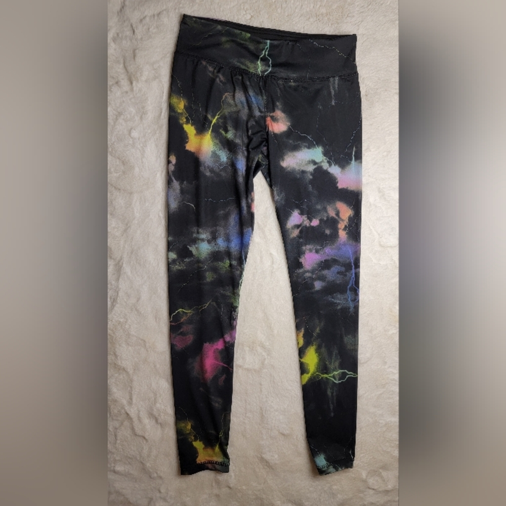 Energie Colorful Lightening Cropped Leggings Medium